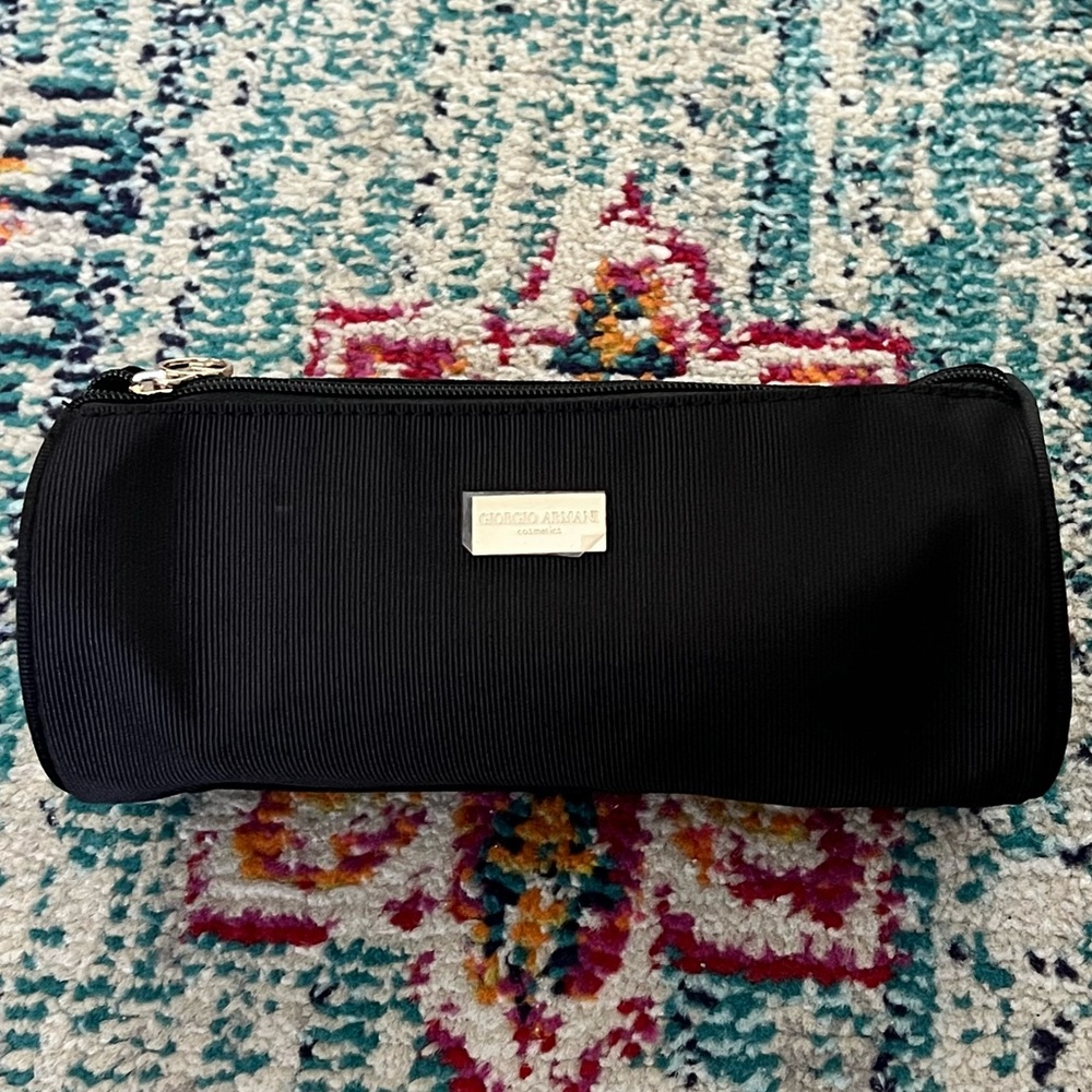 Giorgio Armani Black Cosmetic Bag